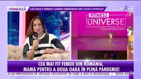 Anca Bucur, cea mai fit femeie din România, mamă pentru a doua oară