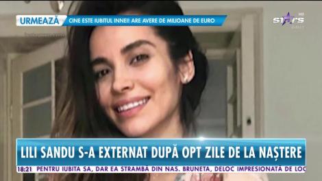 Lili Sandu s-a externat după opt zile de la naștere