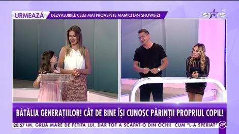 Bătălia generațiilor. Cât de bine își cunosc Daniela Gyorfi și George Tal fetița