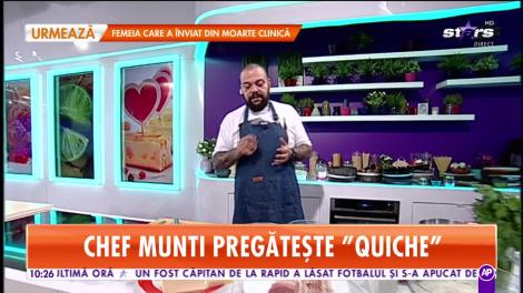 Reţeta lui Chef Munti: Quiche Lorraine