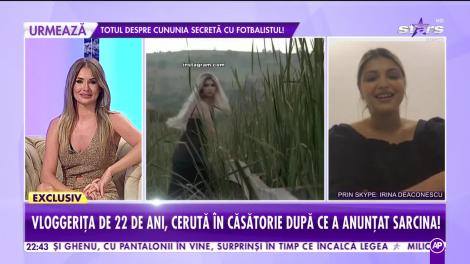 Irina Deaconescu, cerută în căsătorie după ce a anunțat sarcina. Unde va avea loc nunta