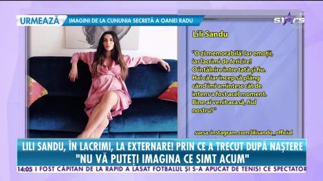 Lili Sandu, în lacrimi: Nu vă puteți imagina ce simt acum! Vezi aici declarațiile vedetei!