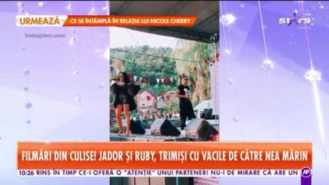 Filmări din culise! Ruby și Jador, trimiși cu vacile de către Nea Mărin