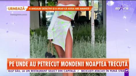 Cum au petrecut Daniela Crudu şi Gabi Bădălău, toată noaptea!