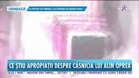 Divorțul lui Alin Oprea de soție. Ce ştiu apropiaţii despre căsnicia lor