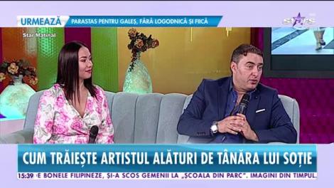 Marian Mexicanu le închide gura indivioşilor. Artistul vorbeşte despre căsnicia cu tânăra soţie