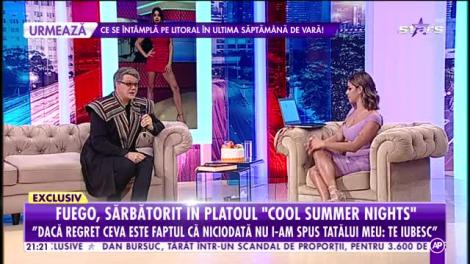 Fuego, sărbătorit în platoul Cool Summer Nights!