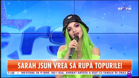Sarah Jsun cântă melodia Streets of Amsterdam, la Stars Matinal