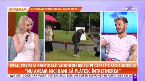 Speak, sacrificiile uriașe pe care le-a făcut artistul: Nu aveam bani nici să plătesc întreținerea