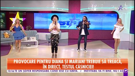 Diana Matei și Marian Cleante cântă melodia Hai vino de mă fură, la Stars Matinal