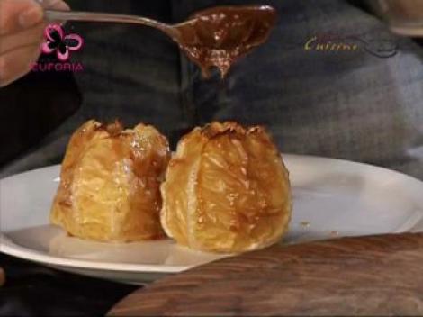 Mere coapte cu caramel