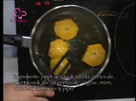 Piept de gasca cu portocala