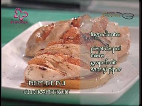 Piept de pui cu grapefruit