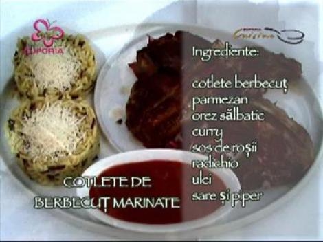 Cotlete de berbecut marinate