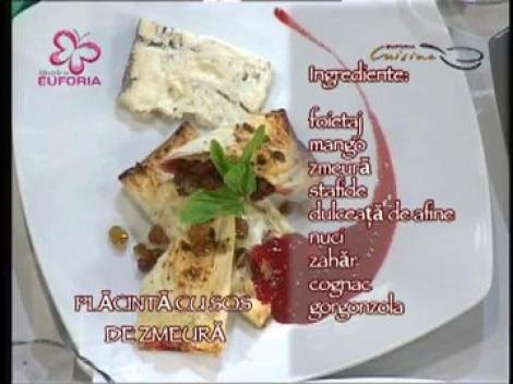 Euforia Cuisine / Placinta cu sos de zmeura