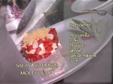 Euforia Cuisine / Salata caprese moleculara