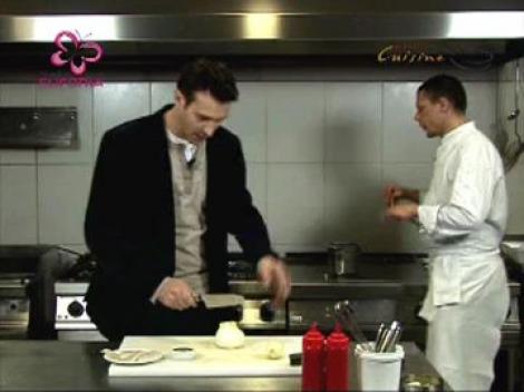 Lup de mare cu legume si pesto