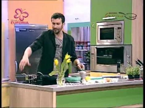 Creveti cu orez si lapte de cocos