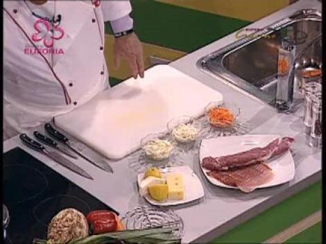 Muschiulet de porc umplut