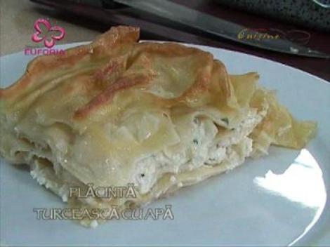 Placinta turceasca cu apa