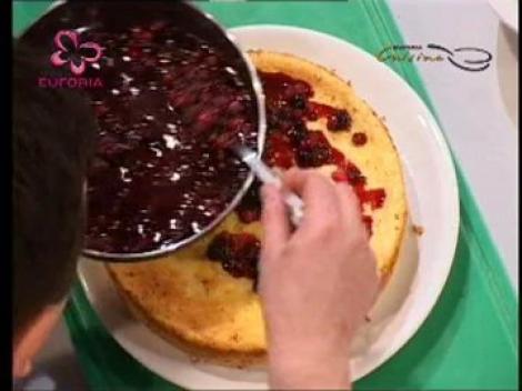 Cheese cake cu fructe de padure