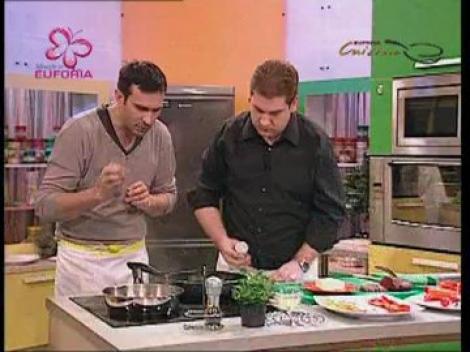 Muschi de vita cu chipsuri si ciuperci gratinate