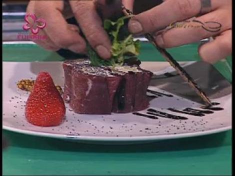 Rulou de vita cu crema de branza