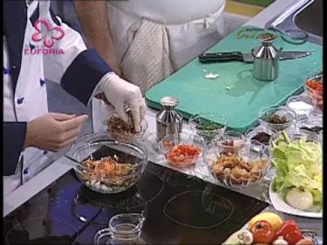 Salata Fatoush si salata de masline