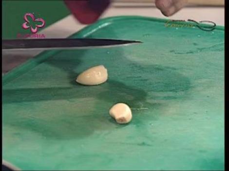 Tagliatele cu creveti si sos alb