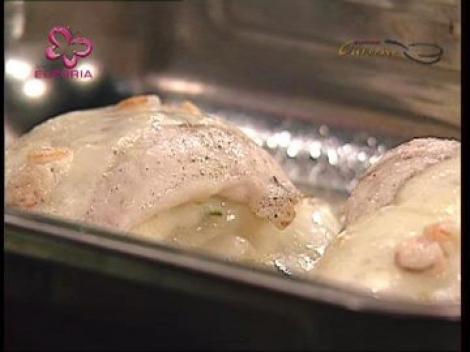 Salau gratinat la cuptor