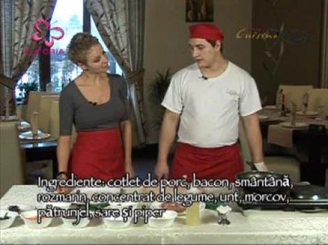 Cotlet de porc cu smantana