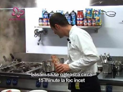 Linguine cu homar si telina