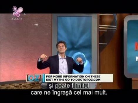 Dr Oz: mancatul seara nu ingrasa