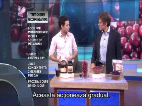 Sucul de visine reduce insomniile