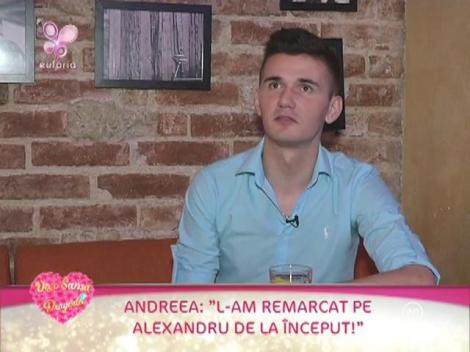 Andreea și Alexandru formeaza primul cuplu!