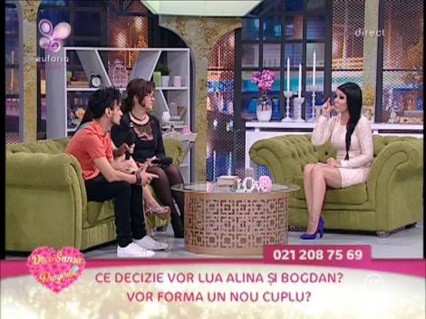 Alina, despre întâlnirea cu Bogdan: "Nu voi forma un cuplu cu el"