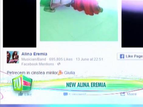 Alina Eremia şi-a schimbat din nou look-ul