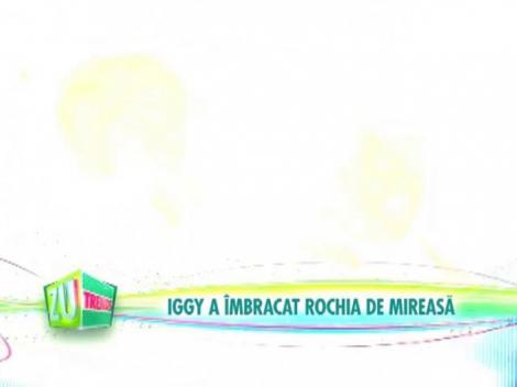 Iggy Azalea s-a &icirc;mbrăcat &icirc;n rochie de mireasă