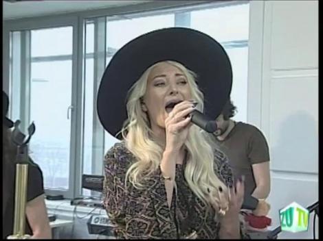 Delia a c&acirc;ntat &rdquo;Gura Ta&rdquo; live la Morning ZU