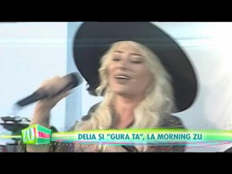 Delia a cântat la Morning ZU