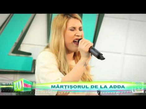 Adda a cântat LIVE la Morning ZU o poezie. Cum sună vocea cântăreței la primele ore ale dimineții