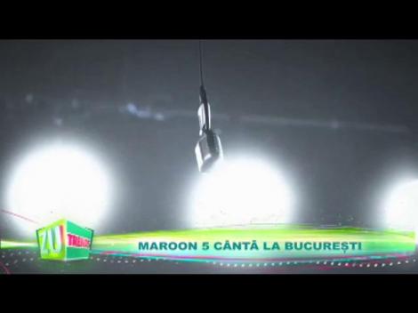 Maroon 5 c&acirc;ntă la București