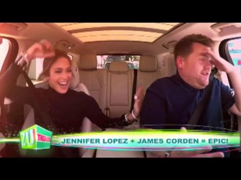 Jennifer Lopez la carpool karaoke