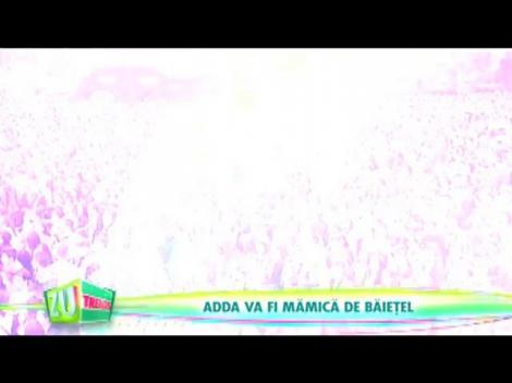 Adda va fi mamă de băiat