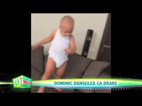 Puștiul e GENIAL! Fiul Antoniei și al lui Alex Velea cucerește internetul! Dominic dansează ca un celebru rapper (VIDEO)