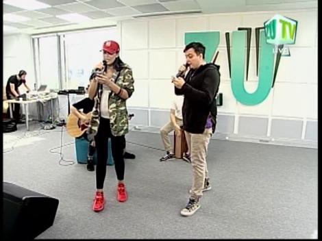 Antonia si Achi canta un cover dupa ''Closer'' la ZU