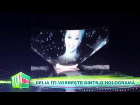 Delia te invită la concert dintr-o hologramă