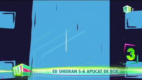 Ed Sheeran știe să dea cu pumnul! Artistul a urcat în ringul de box și a surprins pe toată lumea. Videoclip-ul piesei "Shape of You" a strâns deja peste 18 milioane de vizualizări
