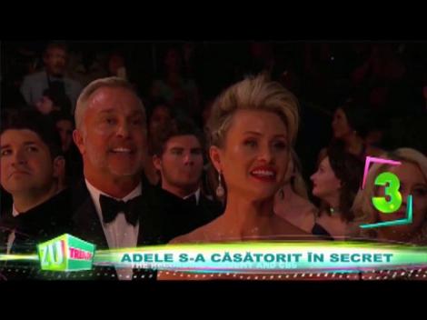 Adele s-a căsătorit în secret! Artista s-a dat de gol la Gala Premiilor Grammy. Nu a mai putut să dea înapoi