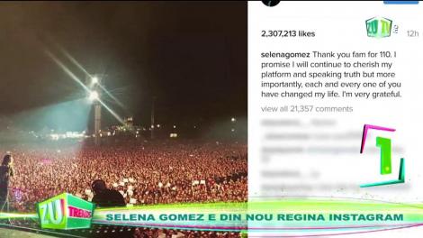 Selena Gomez e din nou regina Instagram